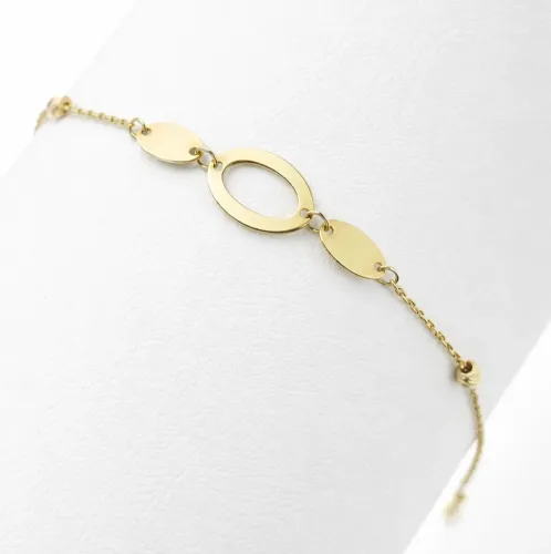 AURELIA OVAL LINK BRACELET – 18K GOLD BRACELET AURELIA OVAL LINK BRACELET – 18K GOLD BRACELET