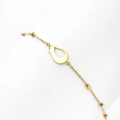 PETAL SILHOUETTE BRACELET - 18K GOLD BRACELET PETAL SILHOUETTE BRACELET - 18K GOLD BRACELET