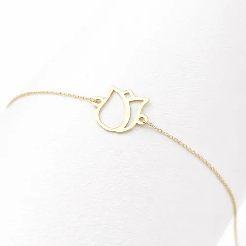 TULIP BLOOM BRACELET – 18K GOLD BRACELET TULIP BLOOM BRACELET – 18K GOLD BRACELET