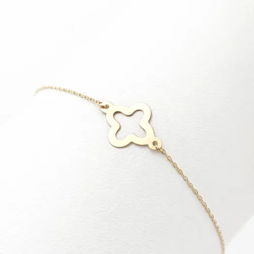FLEURIS OUTLINE BRACELET – 18K GOLD BRACELET FLEURIS OUTLINE BRACELET – 18K GOLD BRACELET