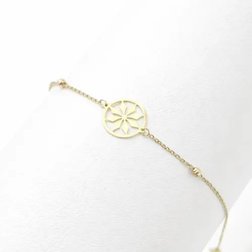 SOLAR MEDALLION BRACELET – 18K GOLD BRACELET SOLAR MEDALLION BRACELET – 18K GOLD BRACELET