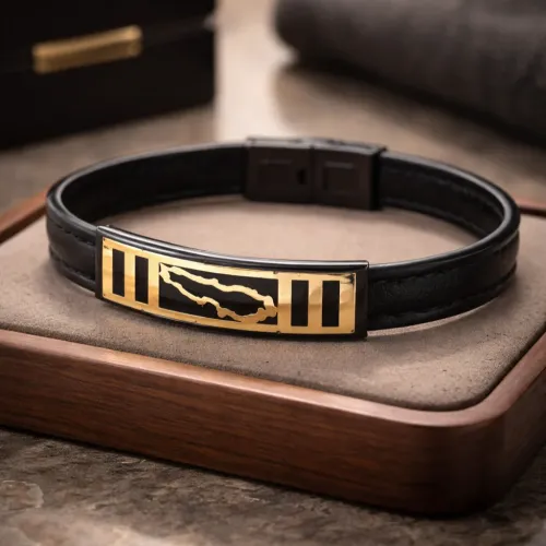 LEBANON NOIR BRACELET 18K GOLD PLATE LEBANON NOIR BRACELET 18K GOLD PLATE