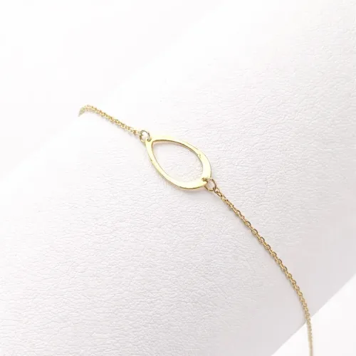 PURE OVAL BRACELET – 18K GOLD BRACELET PURE OVAL BRACELET – 18K GOLD BRACELET