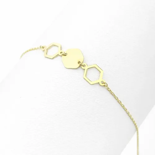 HEXA BALANCE BRACELET – 18K GOLD BRACELET HEXA BALANCE BRACELET – 18K GOLD BRACELET