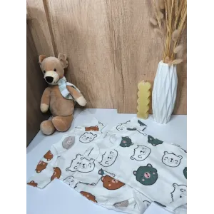 Cute Bear Baby Bodysuit - Soft Newborn Essentials
