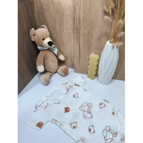 White Little Bear Bodysuit