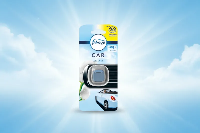 FEBREZE CAR CLIP COTTON FRESH
