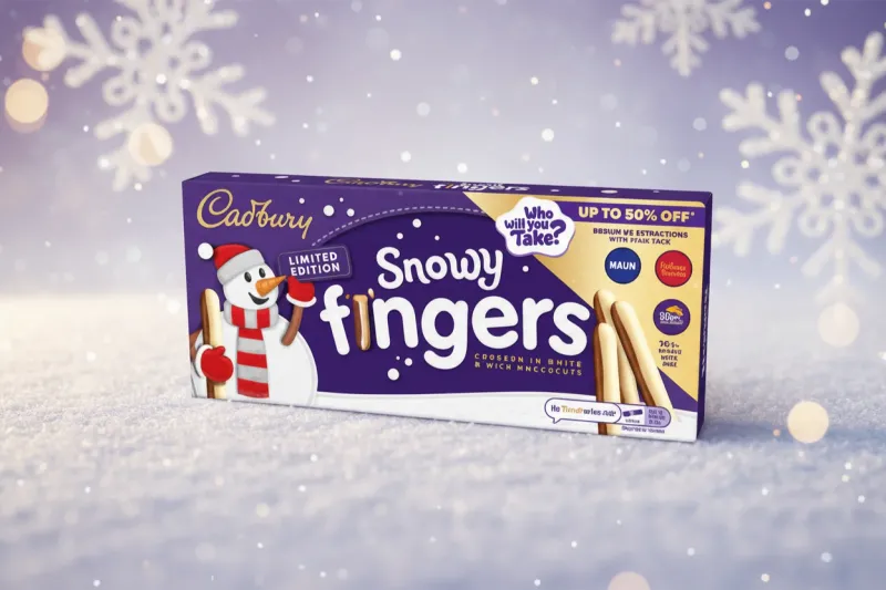 CADBURY MINI SNOWY FINGERS 96.5G