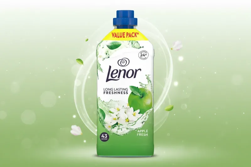 Lenor Fabric Conditioner Apple Fresh 43W | Imported from UK 🇬🇧