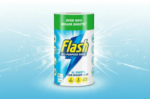 FLASH KITCHEN TOWEL SHEETS 1 ROLL XL FLASH KITCHEN TOWEL SHEETS 1 ROLL XL