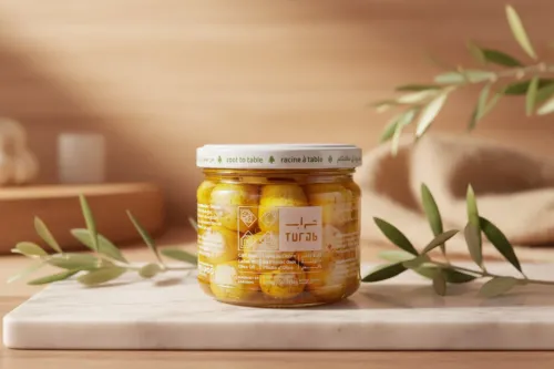 TURAB CHILI GOAT LABNE BALLS IN OLIVE OIL 350G TURAB CHILI GOAT LABNE BALLS IN OLIVE OIL 350G