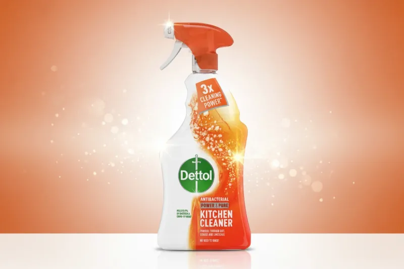 DETTOL SPRAY POWER & PURE KITCHEN 1LTR