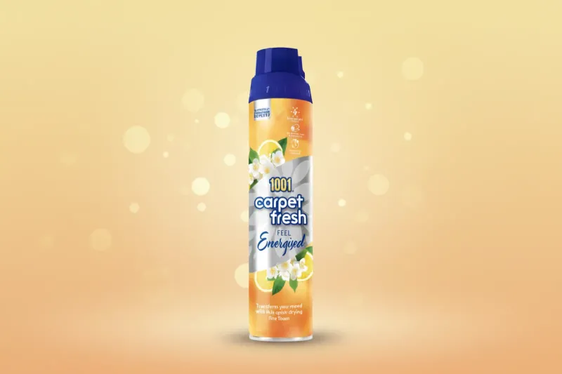 1001 Carpet Fresh Energised 300ml – Odour Eliminator & Freshener