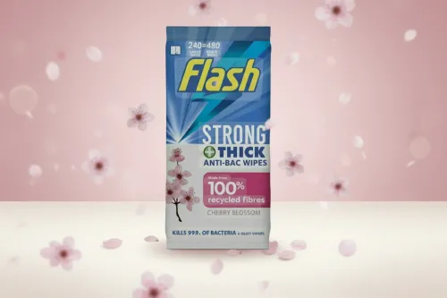 FLASH WIPES CHERRY BLOSSOM ANTIBAC 60,s FLASH WIPES CHERRY BLOSSOM ANTIBAC 60,s