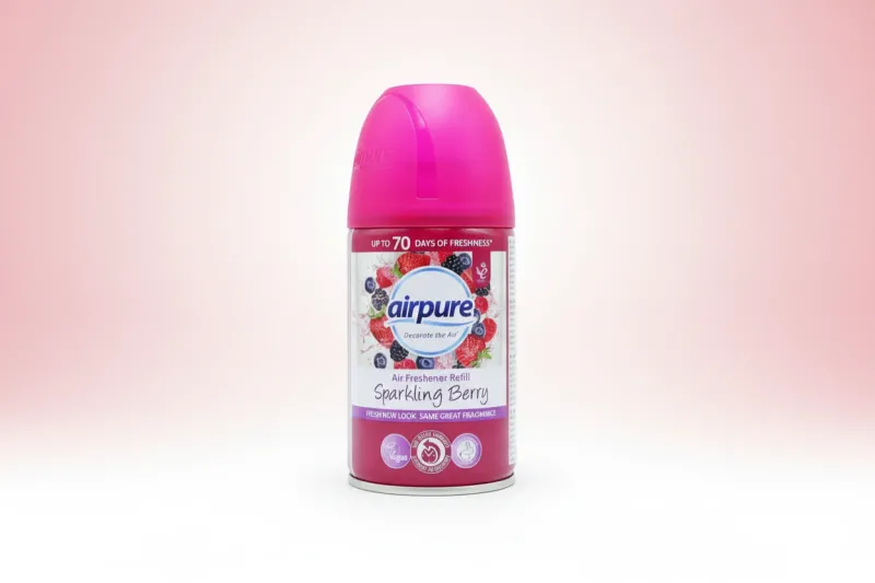 AIRPURE AIR FRESH AUTO REFILL BERRY.   250ML