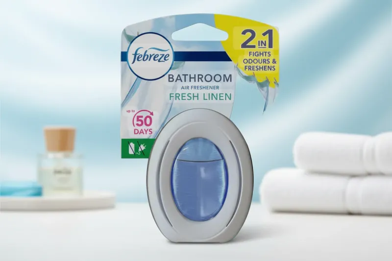FEBREZE BATHROOM AIR FRESHENER FRESH LINEN 7.5ml