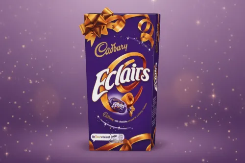 CADBURY CHOCOLATE ECLAIRS CARTON 350GM CADBURY CHOCOLATE ECLAIRS CARTON 350GM