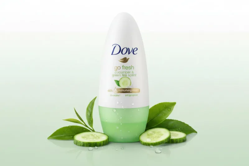 DOVE ROLL ON CUCUMBER & TEA TREE 50ML