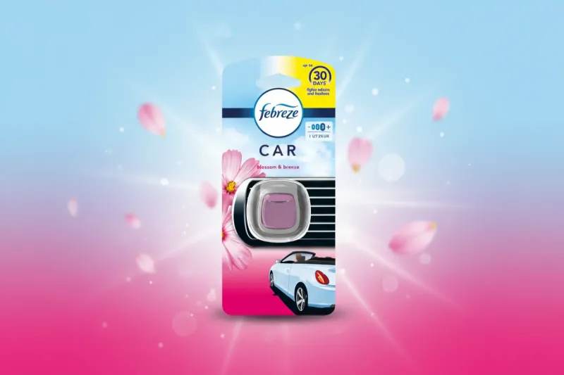 FEBREZE CAR CLIP BLOSSOM & BREEZE