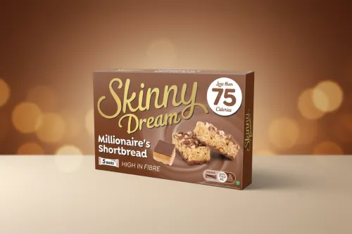 SKINNY DREAM MILLIONAIRES SHORTBREAD 100G SKINNY DREAM MILLIONAIRES SHORTBREAD 100G