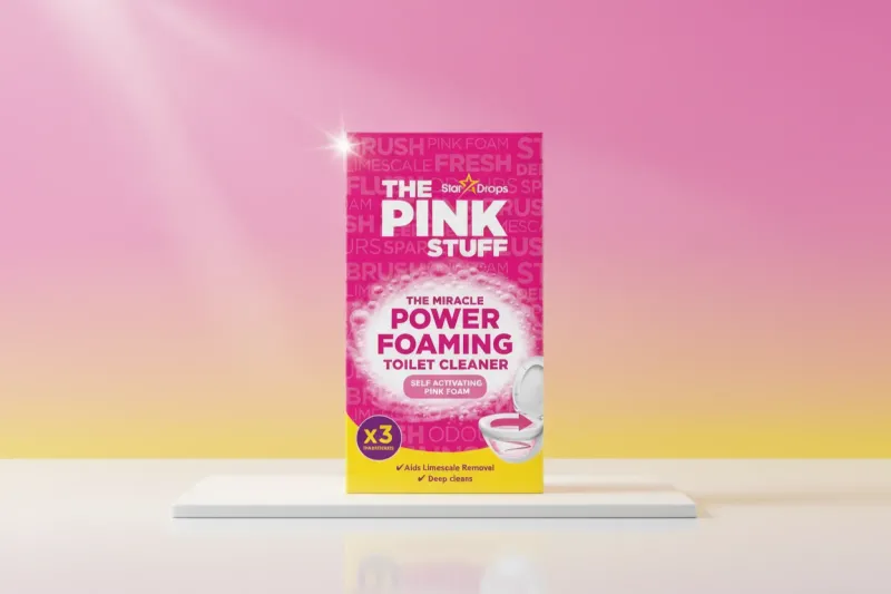THE PINK STUFF MIRACLE FOAMING TOILET CLEANER     3PKT