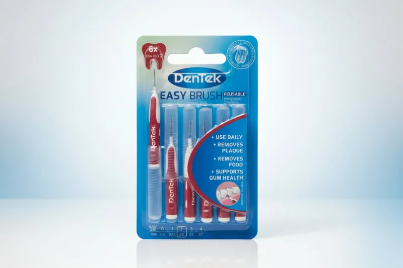 DENTEK INTERDENTAL BRUSHES 0.6MM 6S