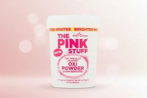 THE PINK STUFF LAUNDRY STAIN REMOVER POWDER WHITES 1LTR THE PINK STUFF LAUNDRY STAIN REMOVER POWDER WHITES 1LTR