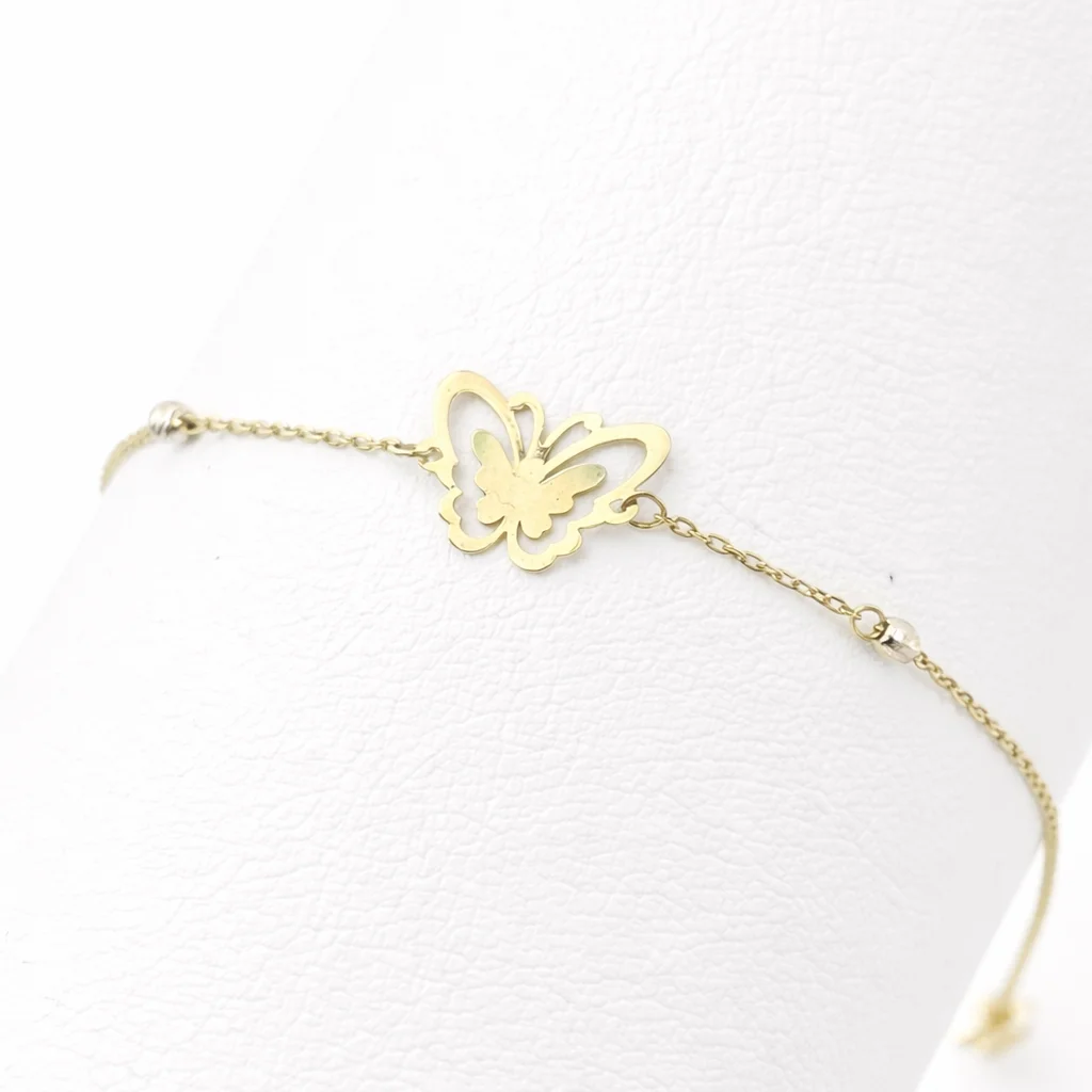 BUTTERFLY WHISPER – 18K GOLD BRACELET