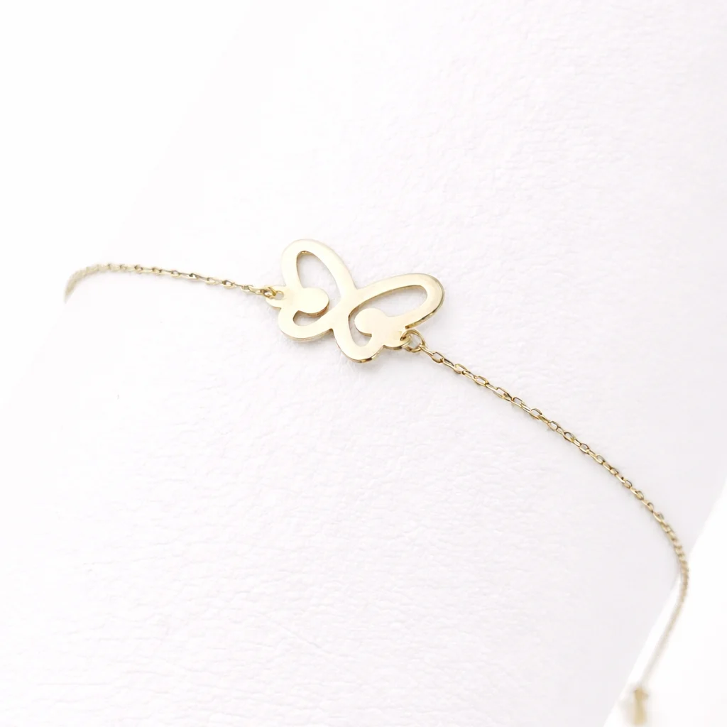 BUTTERFLY BRACELET – 18K GOLD BRACELET
