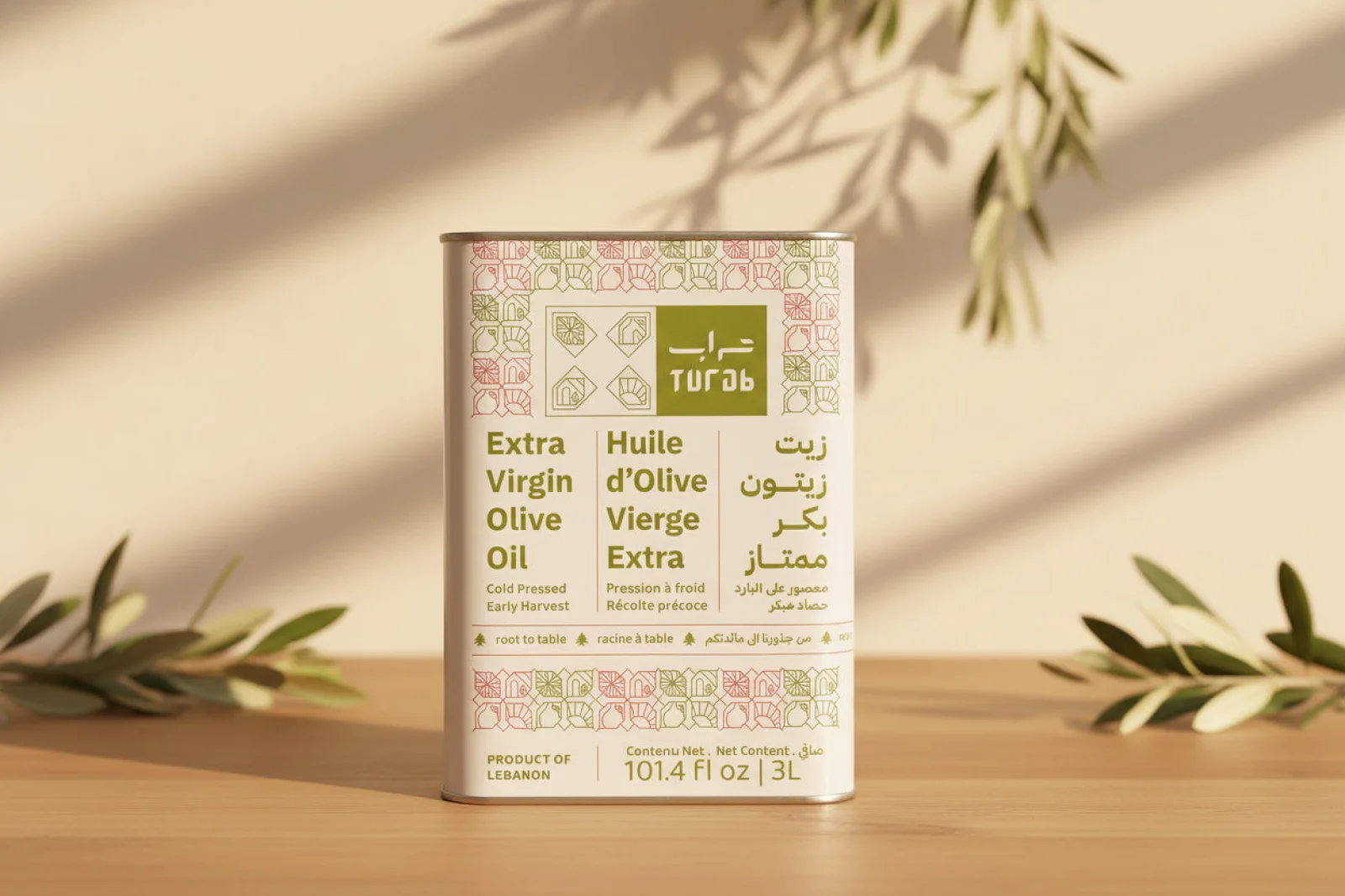 TURAB OLIVE OIL 3LTR