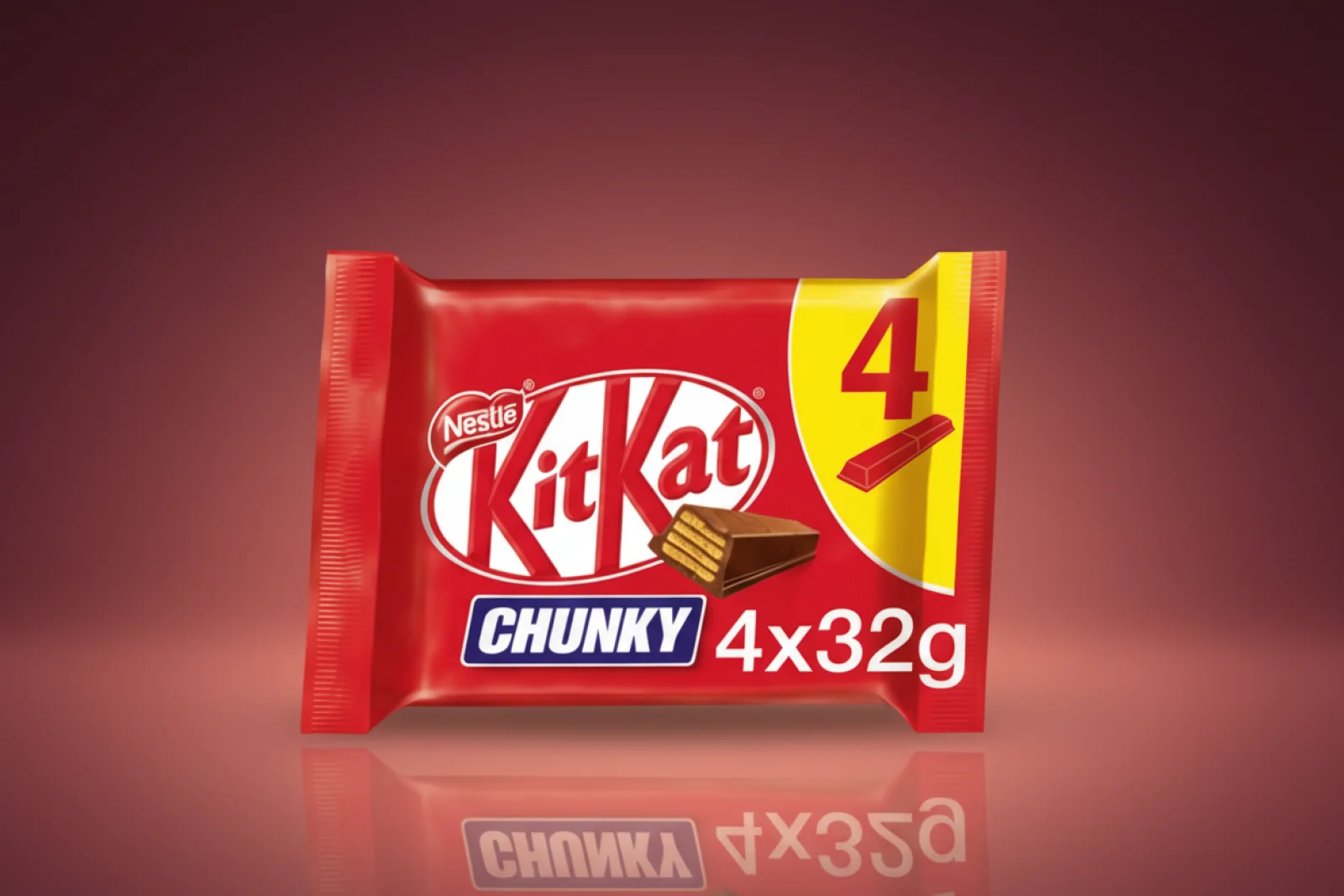 NESTLE KITKAT CHUNKY 4PK 128GM