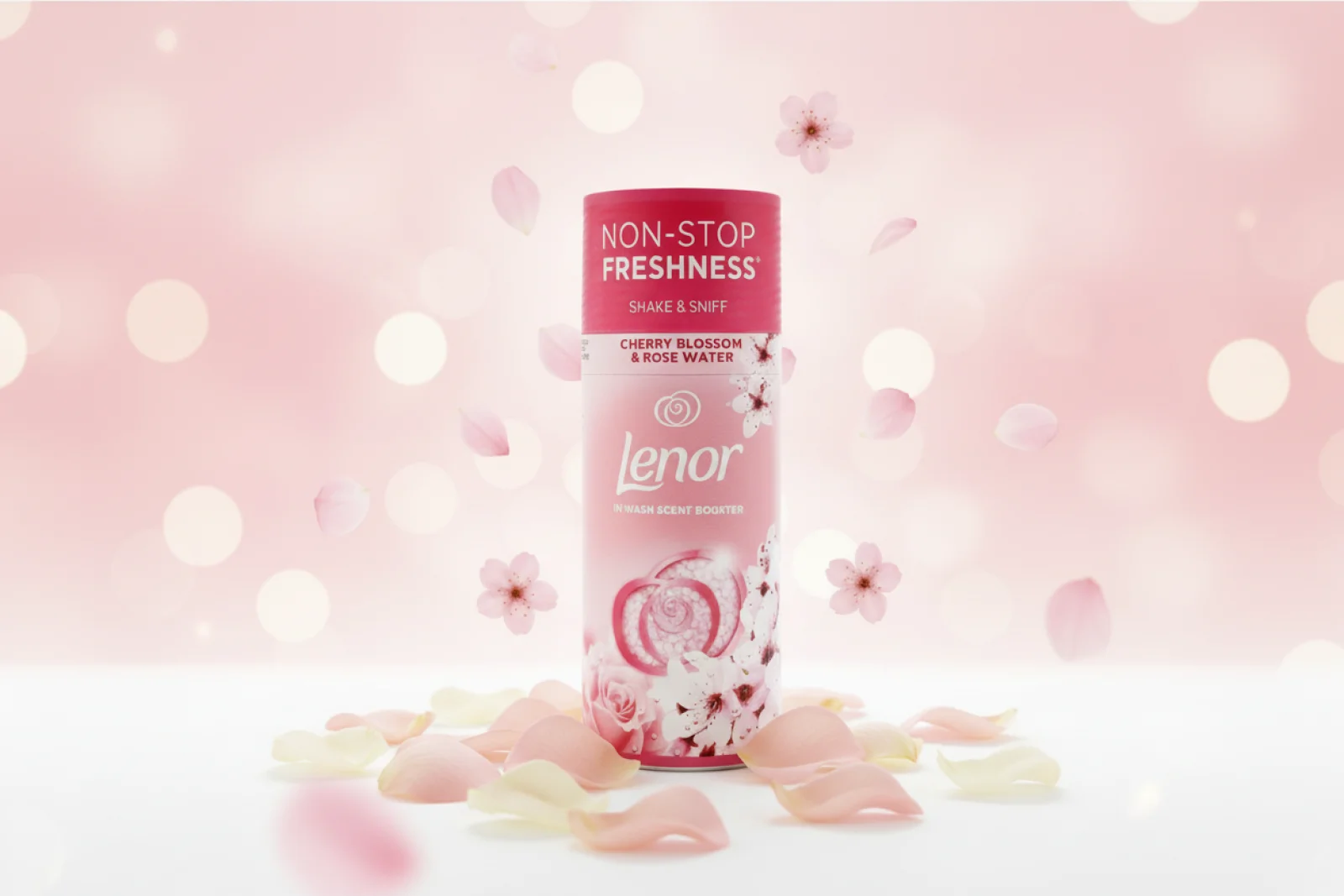 LENOR BEADS CHERRY BLOSSOM & ROSE WATER 176GM