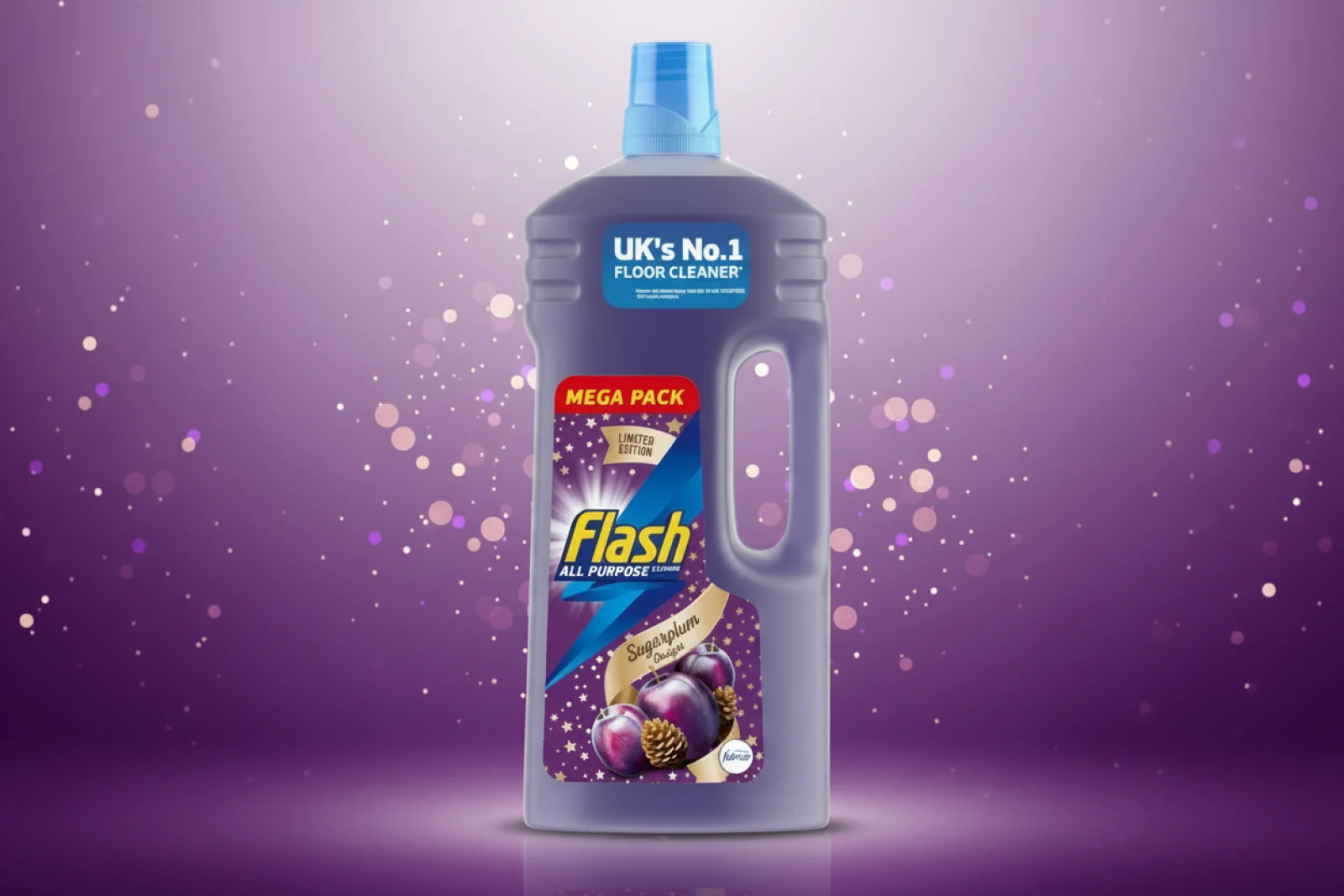FLASH LIQUID ALL PURPOSE CLEANER SUGAR PLUM (C)   1.5 LTR