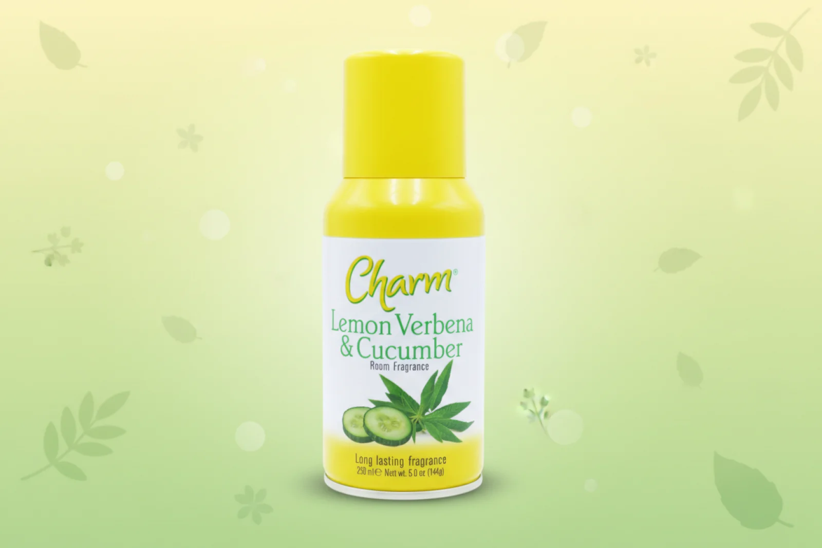 CHARM AIR FRESHENER LEMON VERB&CUC DRY  250ML