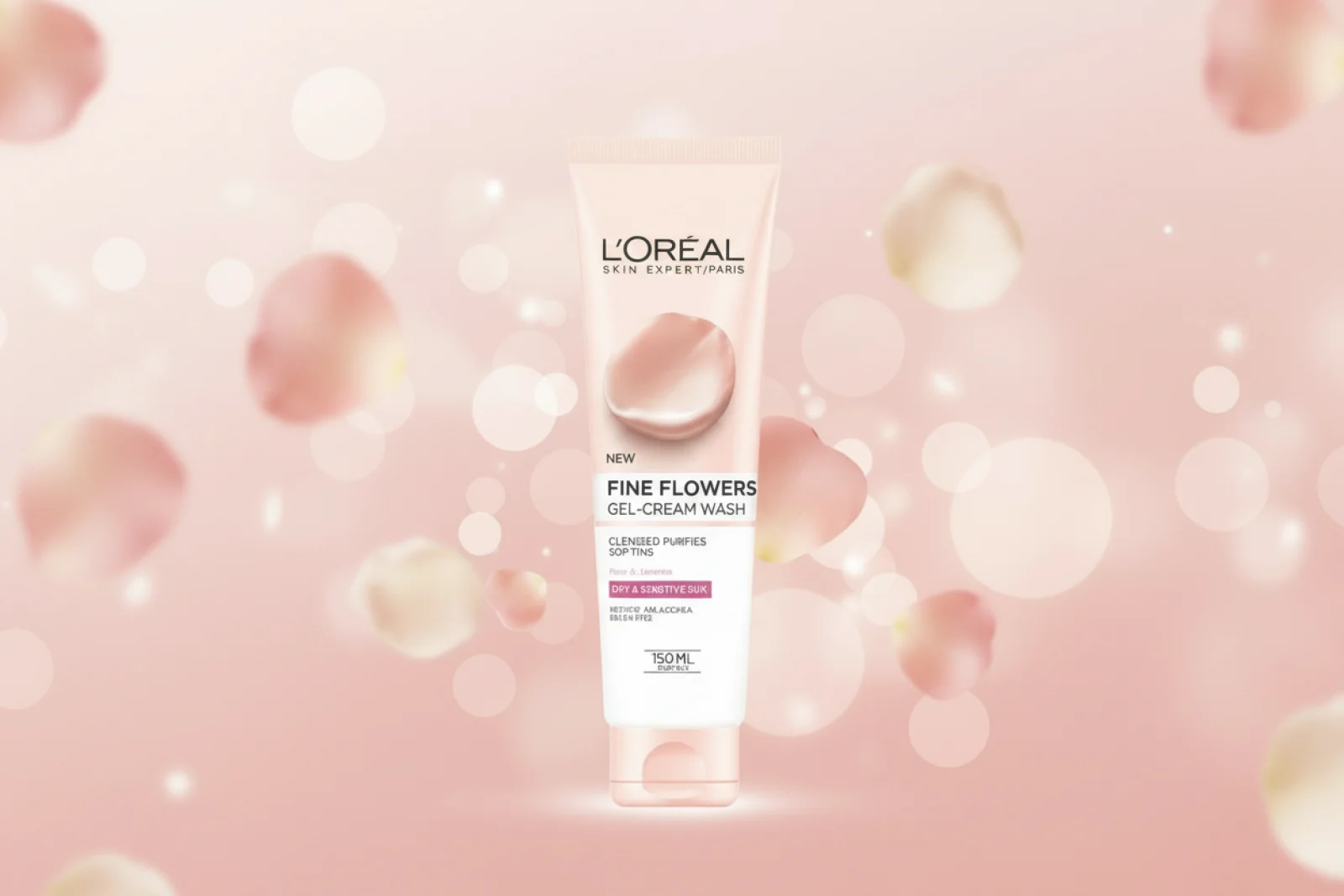 LOréal Fine Flowers Gel Cream Face Wash 150ml | Imported from UK 🇬🇧