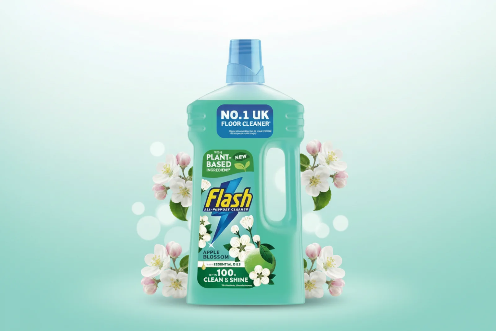 FLASH LIQUID ALL PURPOSE APPLE BLOSSOM  1 LTR