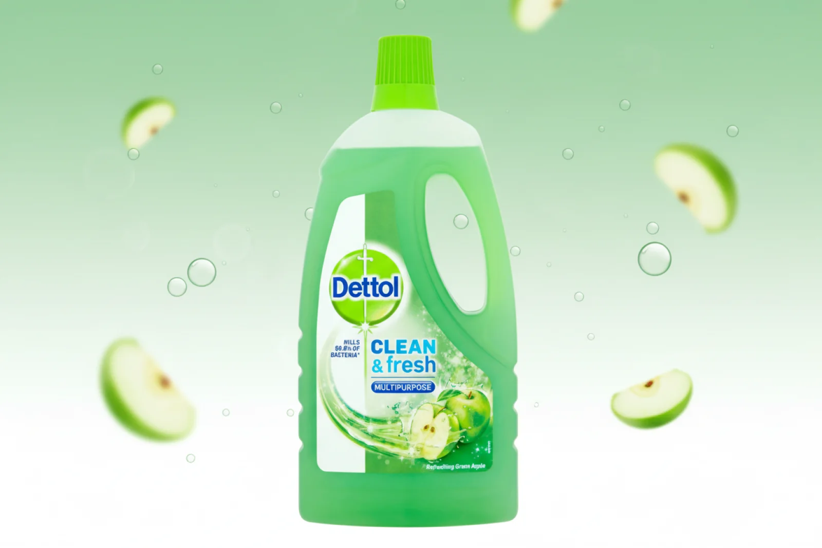 DETTOL C&F FLOOR CLEANER APPLE  1LTR